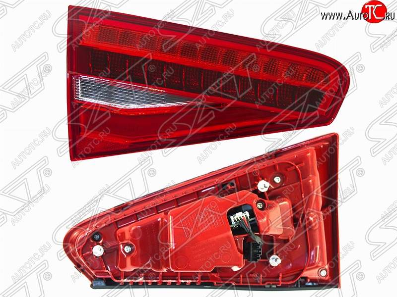 3 289 р. Левый фонарь в крышку багажника SAT (диодный)  Audi A4  B8 (2011-2015) рестайлинг, седан  с доставкой в г. Вологда