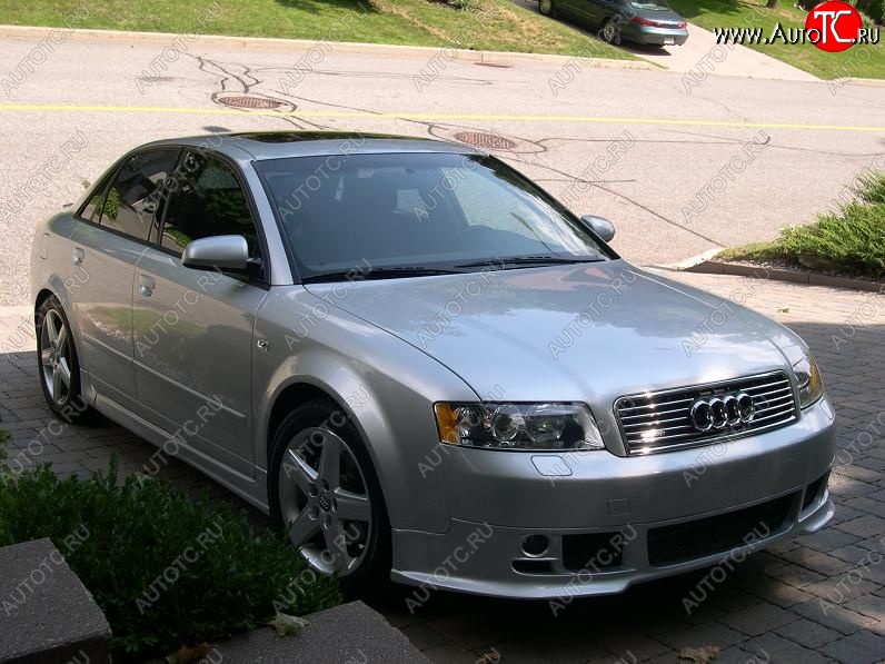 15 299 р. Накладка на передний бампер ABT Audi A4 B6 седан (2000-2006)  с доставкой в г. Вологда