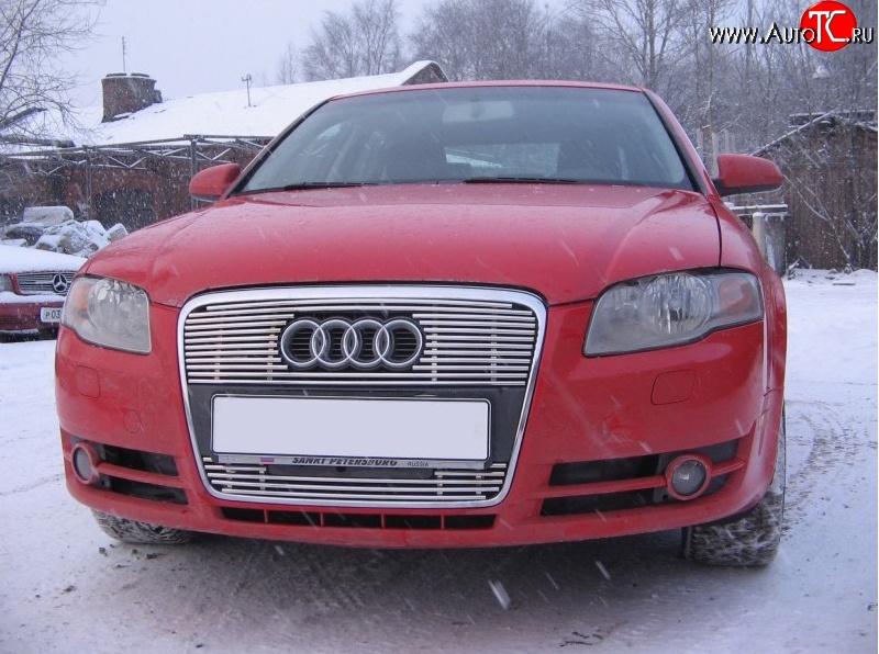 3 799 р. Декоративная вставка воздухозаборника Berkut Audi A4 B7 седан (2004-2008)  с доставкой в г. Вологда