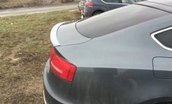 3 999 р. Лип спойлер CT Audi A5 8T дорестайлинг, лифтбэк (2007-2011) (Неокрашенный)  с доставкой в г. Вологда. Увеличить фотографию 3