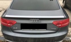 3 999 р. Лип спойлер CT Audi A5 8T дорестайлинг, лифтбэк (2007-2011) (Неокрашенный)  с доставкой в г. Вологда. Увеличить фотографию 4