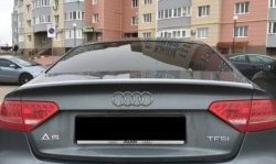 3 999 р. Лип спойлер CT Audi A5 8T дорестайлинг, лифтбэк (2007-2011) (Неокрашенный)  с доставкой в г. Вологда. Увеличить фотографию 5