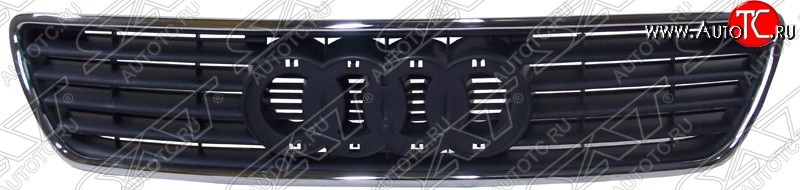 5 899 р. Решетка радиатора SAT (с хромом)  Audi A6 ( С4,  C4) (1994-1997) седан, универсал (Цвет: черный.)  с доставкой в г. Вологда