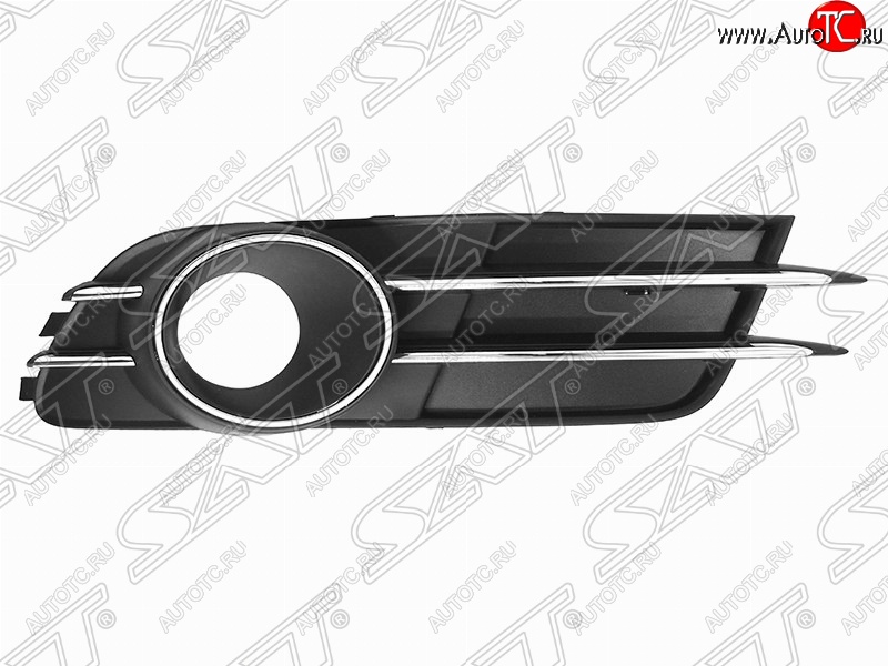 1 799 р. Правая рамка противотуманной фары SAT  Audi A6  C7 (2010-2014) дорестайлинг, седан, дорестайлинг, универсал (Неокрашенная)  с доставкой в г. Вологда