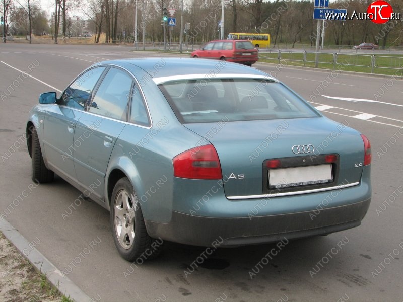 2 749 р. Козырёк на заднее стекло ZENDER Audi A6 C5 дорестайлинг, седан (1997-2001) (Неокрашенный)  с доставкой в г. Вологда