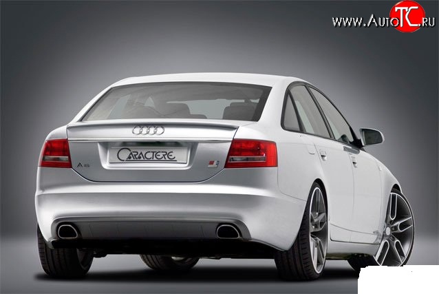 5 499 р. Лип спойлер Caractere Audi A6 C6 дорестайлинг, седан (2004-2008)  с доставкой в г. Вологда