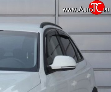 999 р. Комплект дефлекторов окон (ветровиков) 4 шт. Russtal Audi Q3 8U дорестайлинг (2011-2015)  с доставкой в г. Вологда