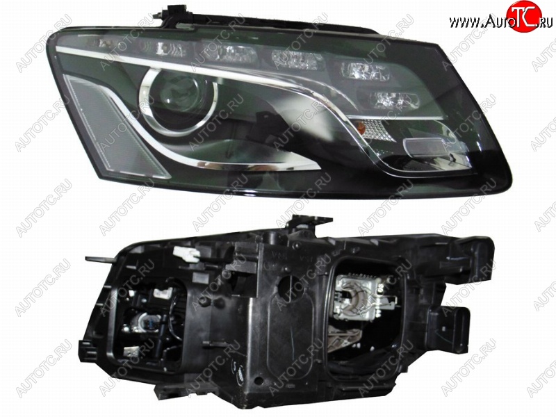 153 899 р. Правая фара (под ксенон / диод) SAT Audi Q5 8R дорестайлинг (2008-2012)  с доставкой в г. Вологда