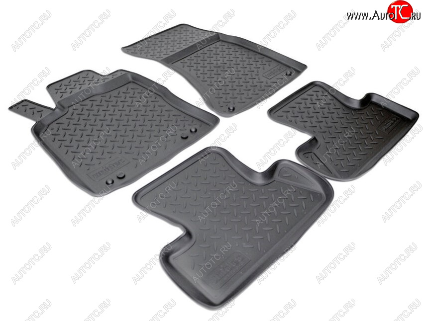 2 999 р. Комплект ковриков в салон Norplast Unidec Audi Q5 8R дорестайлинг (2008-2012) (Цвет: черный)  с доставкой в г. Вологда