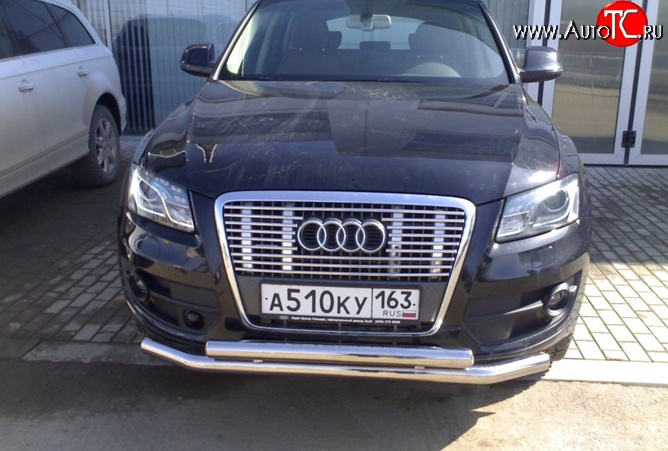8 799 р. Металлическая решётка радиатора Металл Дизайн Audi Q5 8R дорестайлинг (2008-2012) (Неокрашенная)  с доставкой в г. Вологда