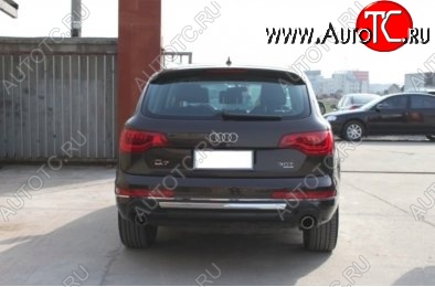32 399 р. Накладка на задний бампер (рестайлинг) CT v2 Audi Q7 4L дорестайлинг (2005-2009) (Неокрашенная)  с доставкой в г. Вологда