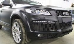 1 479 р. Реснички на фары CT Audi Q7 4L рестайлинг (2009-2015) (Неокрашенные)  с доставкой в г. Вологда. Увеличить фотографию 3