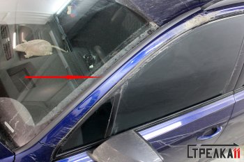 Водостоки лобового стекла Стрелка 11 Audi Q7  4M (2015-2022) дорестайлинг, рестайлинг