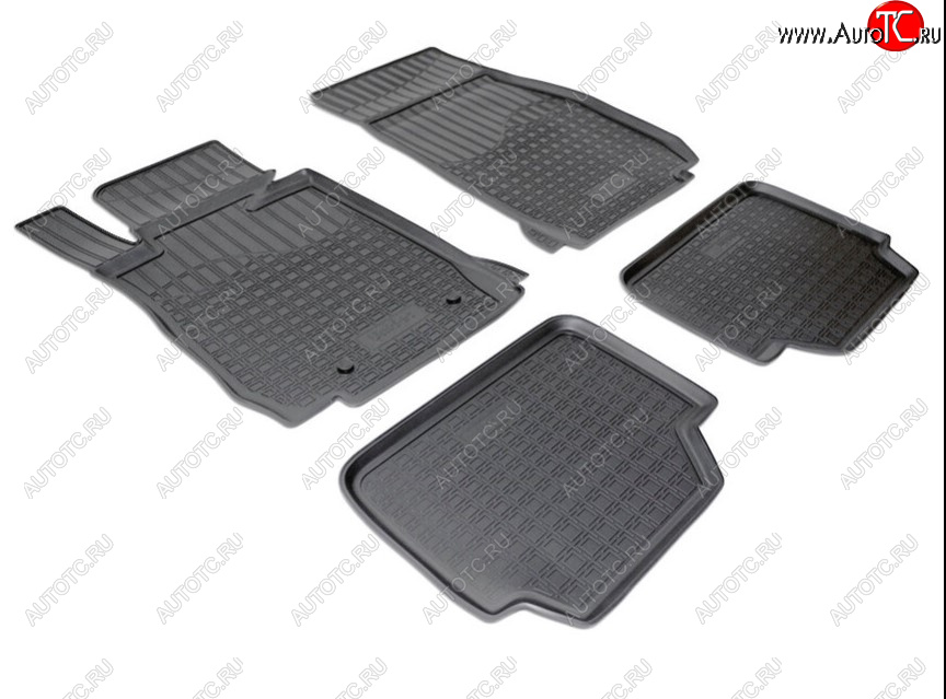 2 699 р. Коврики салонные для BMW 1 (F20,F21) (2011) BMW 1 серия F21 хэтчбэк 3 дв. 2-ой рестайлинг (2017-2020) (Цвет: черный)  с доставкой в г. Вологда