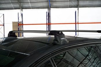 14 499 р. Багажник на крышу TURTLE Air3 Premium (в штатные места с резьбовым соединением) BMW 3 серия E30 седан (1982-1991) (серебро)  с доставкой в г. Вологда. Увеличить фотографию 5