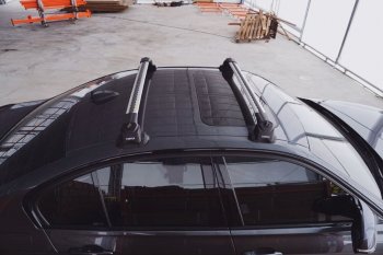 14 499 р. Багажник на крышу TURTLE Air3 Premium (в штатные места с резьбовым соединением) BMW 3 серия E30 седан (1982-1991) (серебро)  с доставкой в г. Вологда. Увеличить фотографию 4