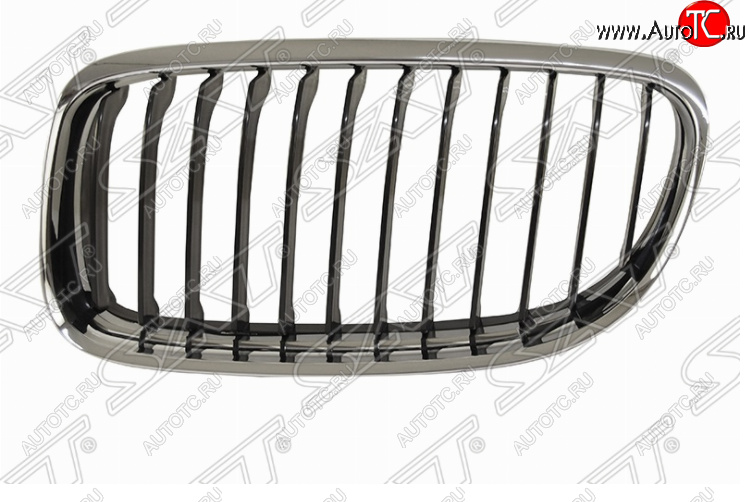 1 149 р. Левая решетка радиатора SAT (черная/хром)  BMW 3 серия  E90 (2008-2012) седан рестайлинг  с доставкой в г. Вологда