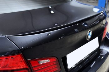 3 399 р. Лип спойлер PRO АВТОКРАТ BMW 5 серия F10 седан дорестайлинг (2009-2013) (Неокрашенный)  с доставкой в г. Вологда. Увеличить фотографию 2