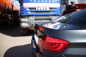 3 399 р. Лип спойлер PRO АВТОКРАТ BMW 5 серия F10 седан дорестайлинг (2009-2013) (Неокрашенный)  с доставкой в г. Вологда. Увеличить фотографию 5