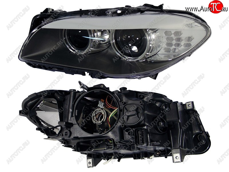 16 949 р. Левая передняя фара SAT (ксенон, LED) BMW 5 серия F10 седан дорестайлинг (2009-2013)  с доставкой в г. Вологда