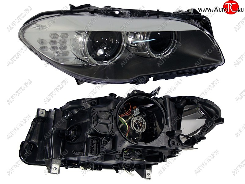 15 399 р. Правая передняя фара SAT (ксенон, LED) BMW 5 серия F10 седан дорестайлинг (2009-2013)  с доставкой в г. Вологда