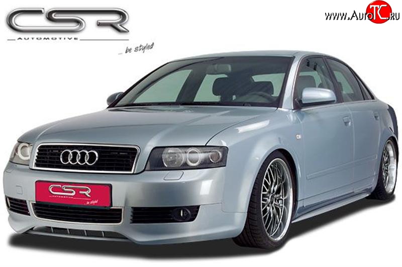 4 399 р. Накладка CSR на передний бампер Audi A4 B6 седан (2000-2006)  с доставкой в г. Вологда