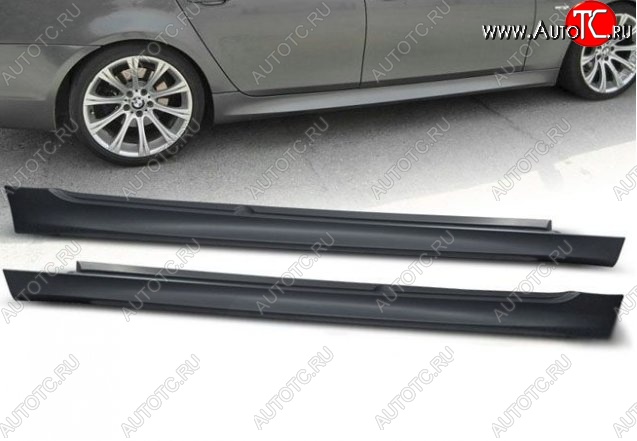 17 449 р. Пороги накладки E60 (Sedan) M-pakiet BMW 5 серия E60 седан дорестайлинг (2003-2007) (Неокрашенные)  с доставкой в г. Вологда