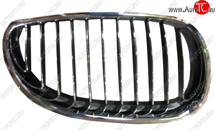 1 759 р. Правая решетка радиатора SAT (хром) BMW 5 серия E60 седан дорестайлинг (2003-2007) (Неокрашенная)  с доставкой в г. Вологда
