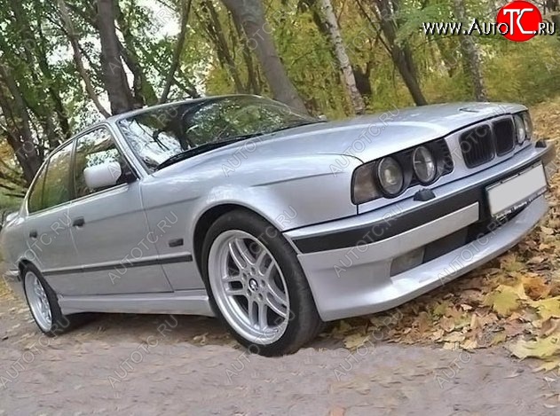 4 499 р. Накладка на передний бампер Schnitzer BMW 5 серия E34 седан дорестайлинг (1988-1994)  с доставкой в г. Вологда