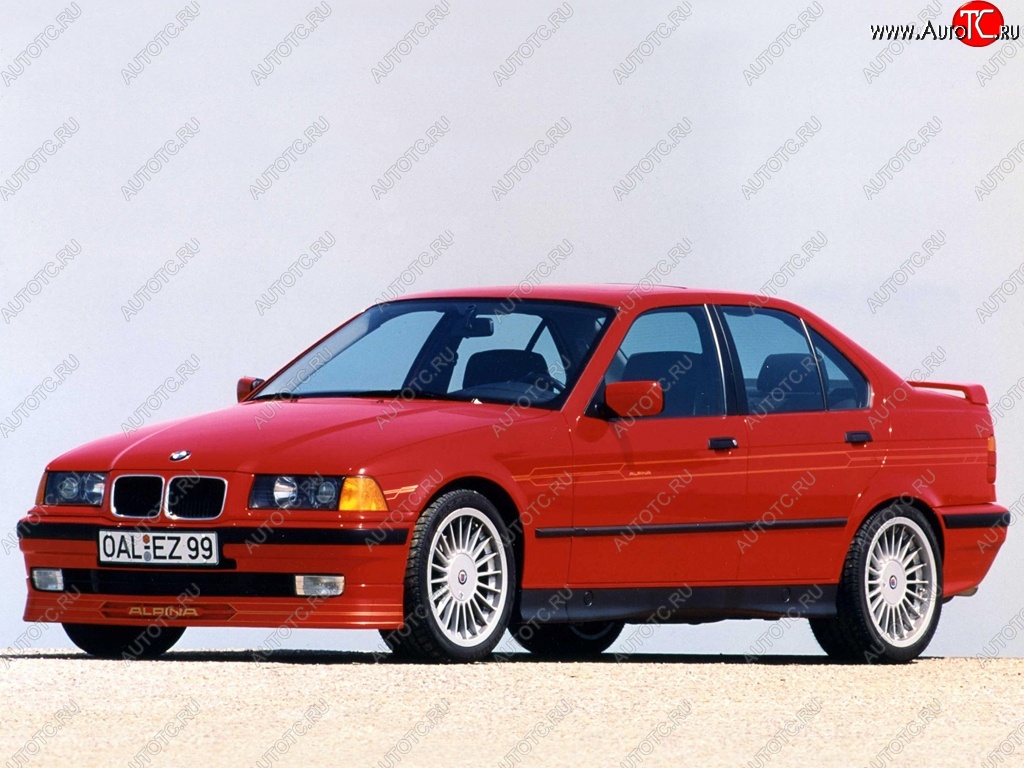 12 219 р. Накладка на передний бампер Alpina BMW 3 серия E36 седан (1990-2000)  с доставкой в г. Вологда