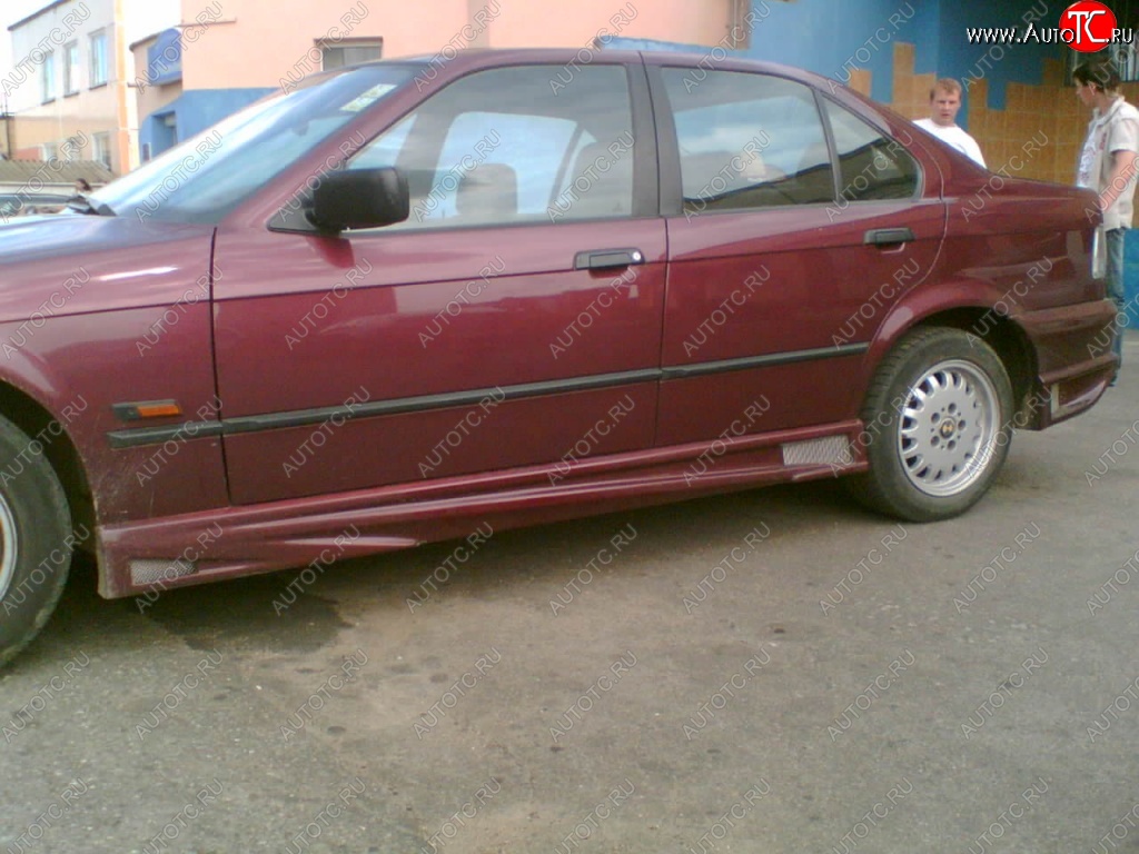 3 549 р. Пороги накладки M-Sport BMW 3 серия E36 седан (1990-2000)  с доставкой в г. Вологда