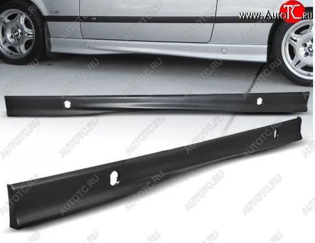 10 399 р. Пороги накладки M-Style BMW 3 серия E36 седан (1990-2000) (Неокрашенные)  с доставкой в г. Вологда