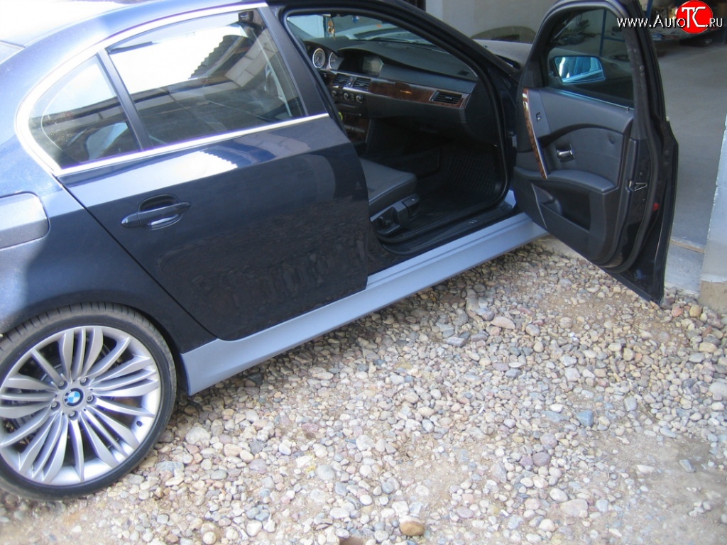 7 099 р. Пороги накладки M5 BMW 5 серия E60 седан дорестайлинг (2003-2007)  с доставкой в г. Вологда