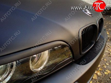 1 249 р. Реснички (верхние) на фары HAMANN BMW 5 серия E39 седан рестайлинг (2000-2003) (Неокрашенные)  с доставкой в г. Вологда