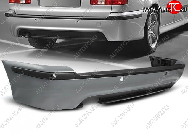 39 949 р. Задний бампер (Touring) M-pakiet BMW 5 серия E39 седан дорестайлинг (1995-2000) (Неокрашенный)  с доставкой в г. Вологда