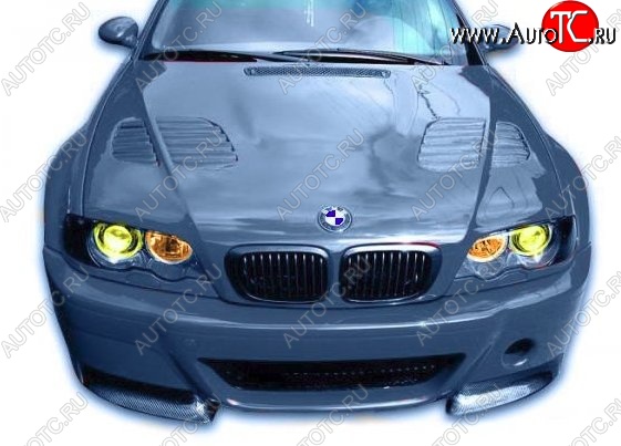 39 949 р. Передний бампер (Coupe) CSL-Style BMW 3 серия E46 седан дорестайлинг (1998-2001) (Неокрашенный)  с доставкой в г. Вологда