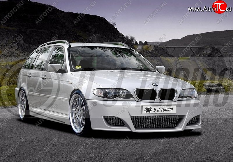 25 899 р. Передний бампер D.J. BMW 3 серия E46 седан дорестайлинг (1998-2001)  с доставкой в г. Вологда
