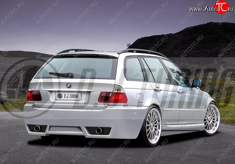 25 899 р. Задний бампер (универсал) D.J. BMW 3 серия E46 седан дорестайлинг (1998-2001)  с доставкой в г. Вологда