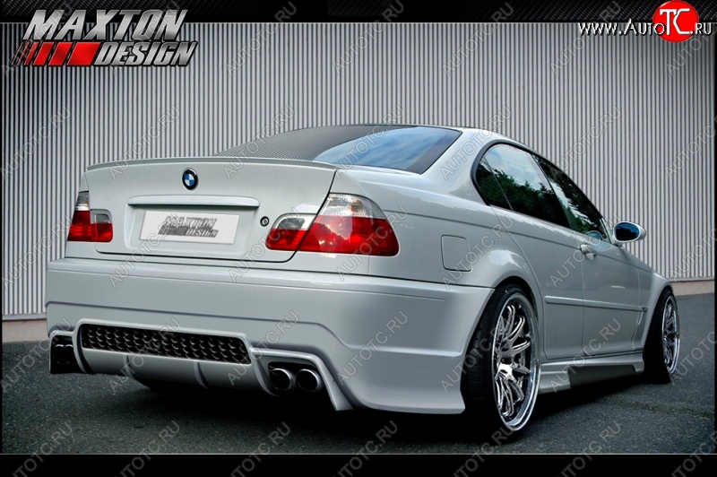 25 899 р. Задний бампер Maxton BMW 3 серия E46 седан дорестайлинг (1998-2001)  с доставкой в г. Вологда