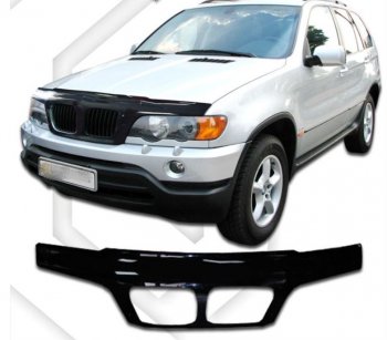 Дефлектор капота на CA-Plastic exclusive BMW X5  E53 (1999-2003) дорестайлинг