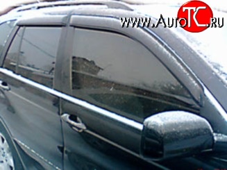 4 499 р. Дефлекторы окон (ветровики) Novline 4 шт BMW X5 E53 рестайлинг (2003-2006)  с доставкой в г. Вологда