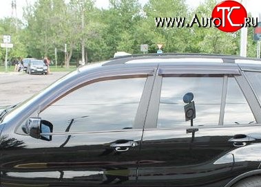 999 р. Комплект дефлекторов окон (ветровиков) 4 шт. Russtal BMW X5 E53 дорестайлинг (1999-2003)  с доставкой в г. Вологда
