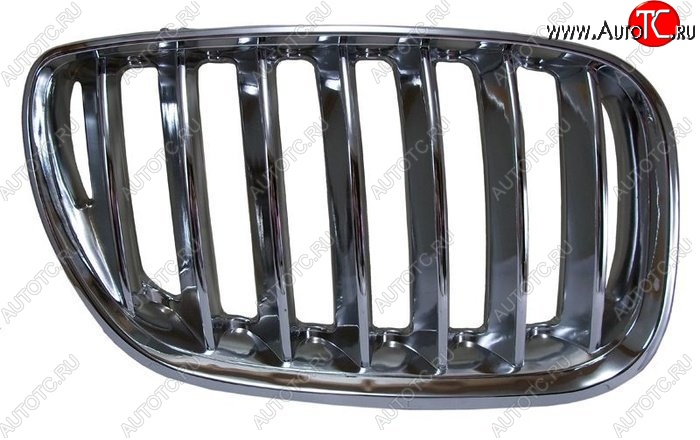 3 399 р. Правая решетка радиатора (хром, рестайлинг) BMW X5 E53 рестайлинг (2003-2006) (Неокрашенная)  с доставкой в г. Вологда
