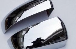6 899 р. Накладки на зеркала СТ BMW X5 E70 дорестайлинг (2006-2010) (Неокрашенные)  с доставкой в г. Вологда. Увеличить фотографию 2