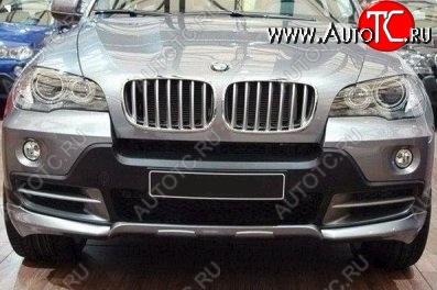 46 999 р. Накладка на передний бампер CT BMW X5 E70 дорестайлинг (2006-2010) (Неокрашенная)  с доставкой в г. Вологда