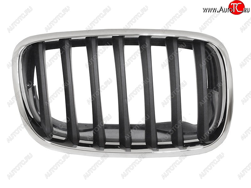 1 579 р. Правая решетка радиатора SAT (черная с хромом) BMW X5 E70 дорестайлинг (2006-2010)  с доставкой в г. Вологда