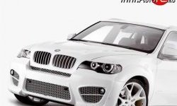 869 р. Реснички на фары M-VRS BMW X5 E70 дорестайлинг (2006-2010) (Неокрашенные)  с доставкой в г. Вологда. Увеличить фотографию 2