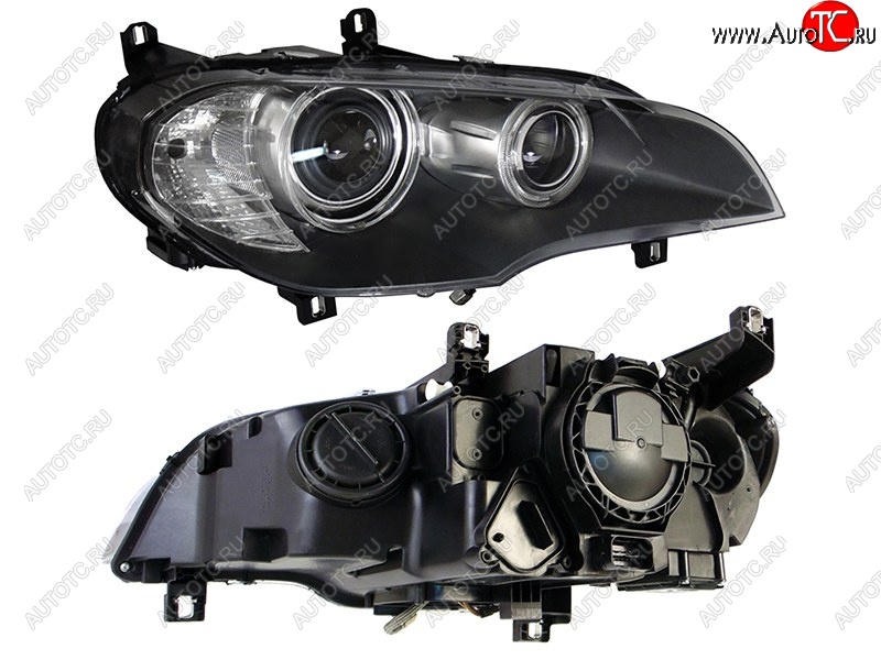 25 549 р. Правая фара SAT (AFS, под ксенон) BMW X5 E70 дорестайлинг (2006-2010)  с доставкой в г. Вологда
