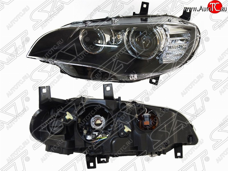 14 449 р. Левая фара передняя SAT (AFS, под ксенон) BMW X6 E71 рестайлинг (2012-2014)  с доставкой в г. Вологда