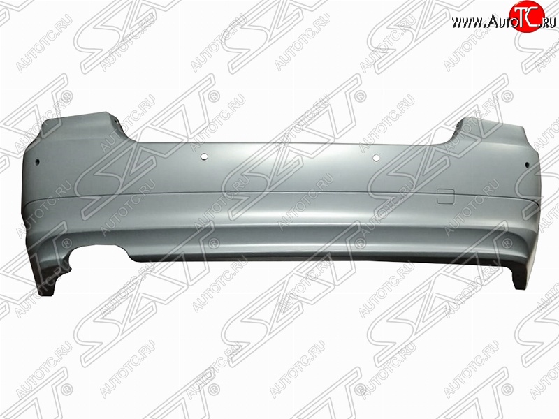 8 199 р. Задний бампер SAT (с отв. под сонары, пр-во Тайвань) BMW 3 серия E90 седан дорестайлинг (2004-2008) (Неокрашенный)  с доставкой в г. Вологда